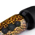 Panthra Shaka Wand - vibrator masaj reîncărcabil - design leopard negru