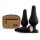 Set Panthra Kesia - dopuri anale siliconice (3 piese) - negru