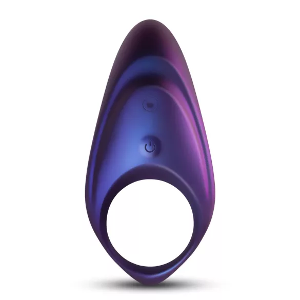 Hueman Neptune - inel pentru penis vibrator rezistent la apă - mov
