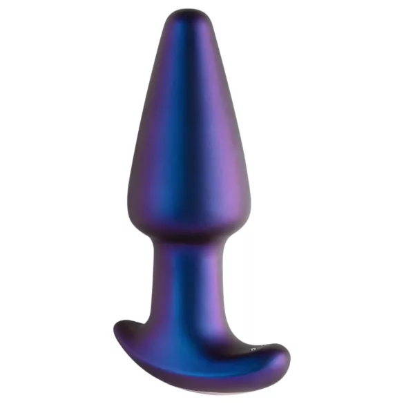 Hueman Meteoroid - vibrator anal rotativ cu bile, telecomandă - mov
