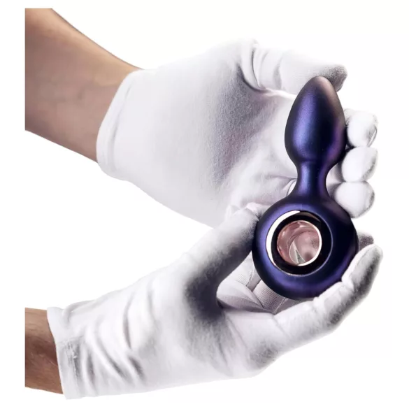 Hueman Deep Space - vibrator anal cu acumulator - silicon mov