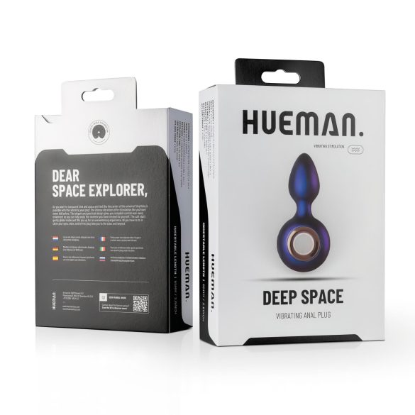 Hueman Deep Space - vibrator anal cu acumulator - silicon mov