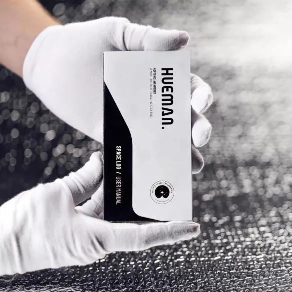 Hueman Uranus - vibrator anal cu telecomandă, reîncărcabil - mov