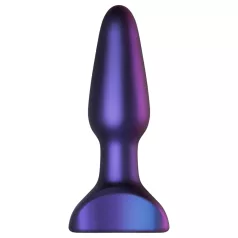   Hueman Space Force - vibrator anal lila, impermeabil și cu mișcare de împingere