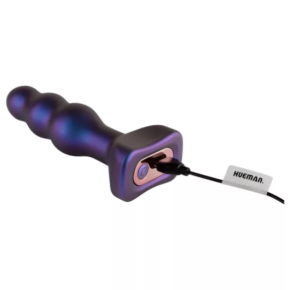 Hueman Space Inveder - vibrator anal cu acumulator (mov)