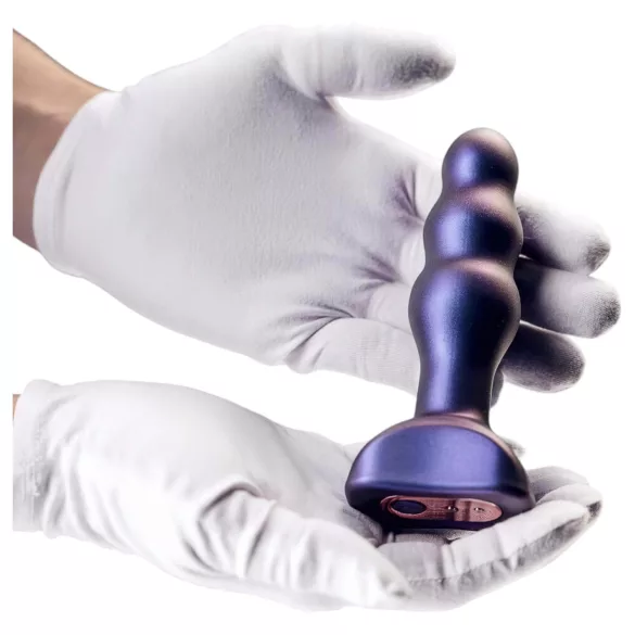 Hueman Space Inveder - vibrator anal cu acumulator (mov)
