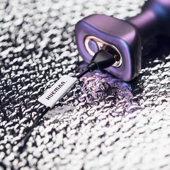 Hueman - vibrator anal reîncărcabil, rezistent la apă - mov