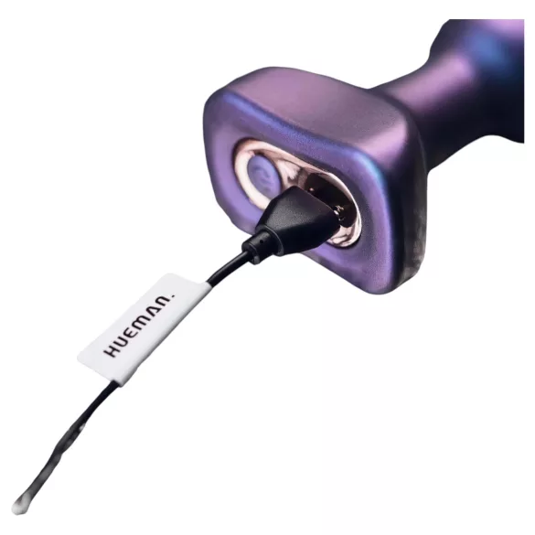 Hueman Space Inveder - vibrator anal cu acumulator (mov)