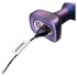 Hueman Space Inveder - vibrator anal cu acumulator (mov)