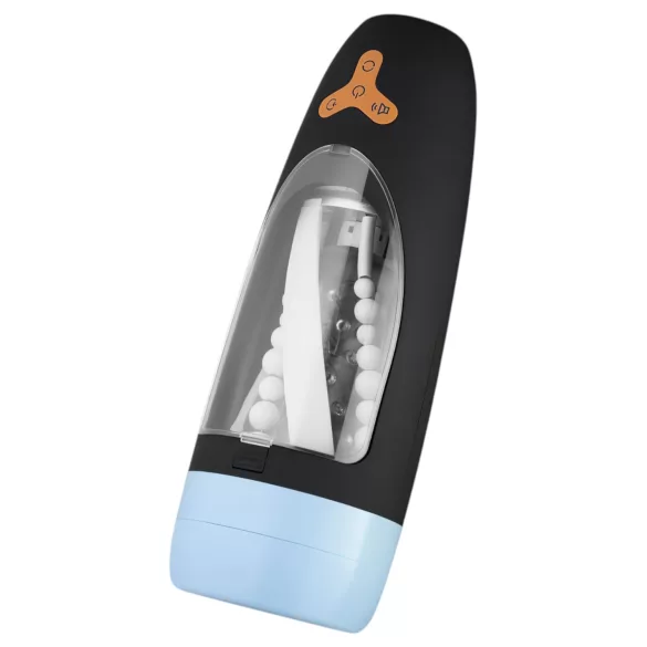 CRUIZR CP01 - masturbator automat rotativ și cu aspirație - negru-albastru