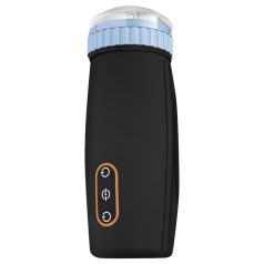   CRUIZR CM05 - masturbator cu reîncărcare, împingere și aspirare (negru-albastru)