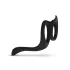 Easytoys - inel pentru penis și testicule - flexibil - negru