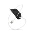 Fluture Vibrant - vibrator clitoridian wireless, reîncărcabil și rezistent la apă (negru)