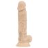 Real Fantasy Conrad - Vibrator cu ventuză - 20cm (natural)