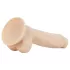 Real Fantasy Conrad - vibrator cu ventuză - 20 cm - culoare naturală