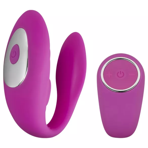 Easytoys - vibrator pentru cuplu, wireless, rezistent la apă - roz