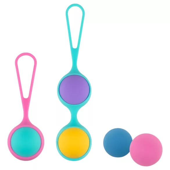 PMV20 Vita - set bile kegel ajustabile - colorate