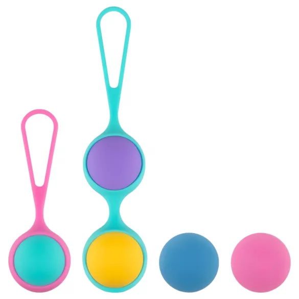 PMV20 Vita - set bile kegel ajustabile - colorate