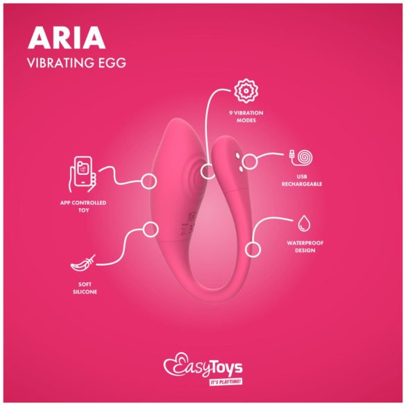 EasyConnect - ou vibrator inteligent - wireless, roz