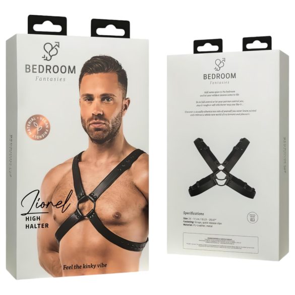 Bedroom Fantasies Lionel - top sexy damă - dantelă neagră - mărime S-XL