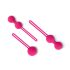 Easytoys LoveBalls - set bile kegel - 3 piese (roz)