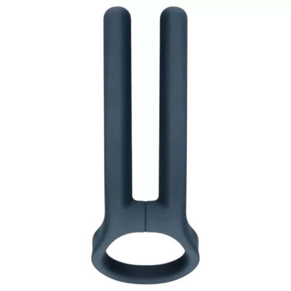 Boners - inel pentru penis și vibrator testicular reincarcabil - albastru