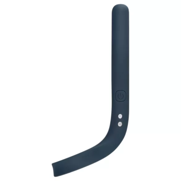 Boners - inel pentru penis și vibrator testicular reincarcabil - albastru