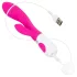 Easytoys - Vibrator rabbit cu braț pentru clitoris, reîncărcabil - roz