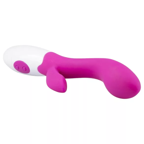 Easytoys - Vibrator rabbit cu braț pentru clitoris, reîncărcabil - roz