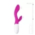 Easytoys - Vibrator rabbit cu braț pentru clitoris, reîncărcabil - roz