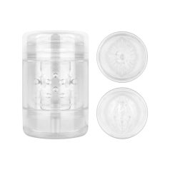 FPPR. - masturbator dublu - vagin & anus (transparent)