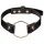 Rosy Gold - choker sexy - piele ecologică neagră-auriu roz