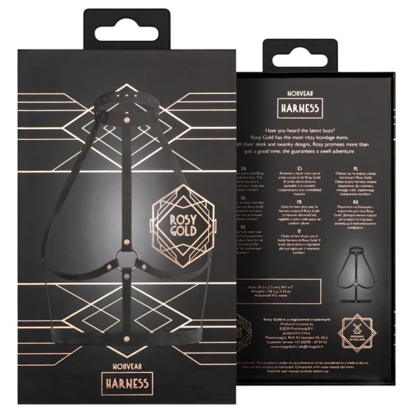 Rosy Gold - ham de corp - negru-roz auriu