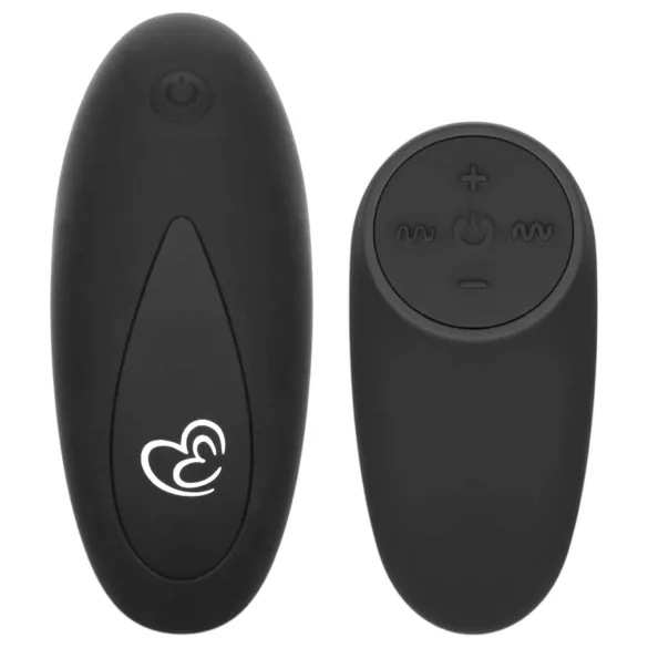 Easytoys Anal Collection - vibrator anal cu telecomandă - negru