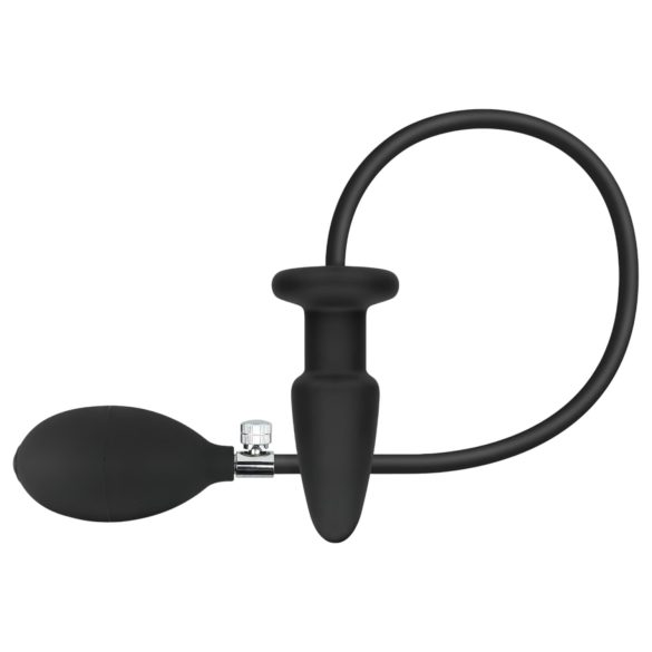 EasyToys - plug anal umflabil (negru)