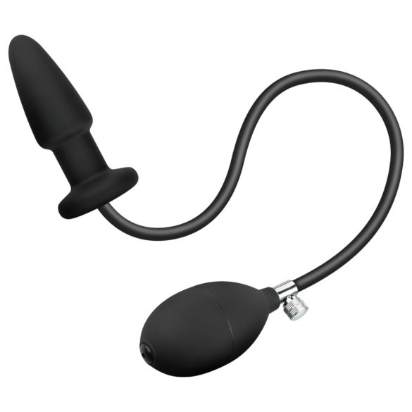EasyToys - dop anal gonflabil - silicon negru