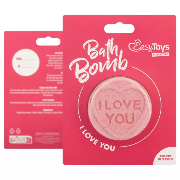 Easytoys - bombă de baie efervescentă - I Love You