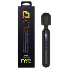 BLAQ - vibrator masaj digital mare - silicon negru