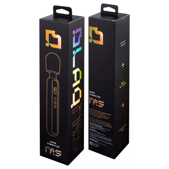 BLAQ - vibrator masaj digital mare - silicon negru