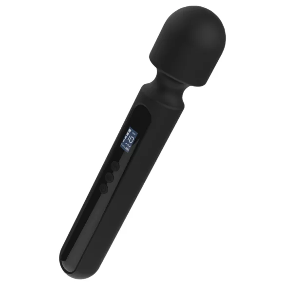 BLAQ - vibrator masaj digital mare - silicon negru