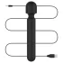 BLAQ - vibrator masaj digital mare - silicon negru
