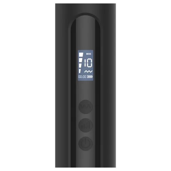 BLAQ - vibrator masaj digital mare - silicon negru