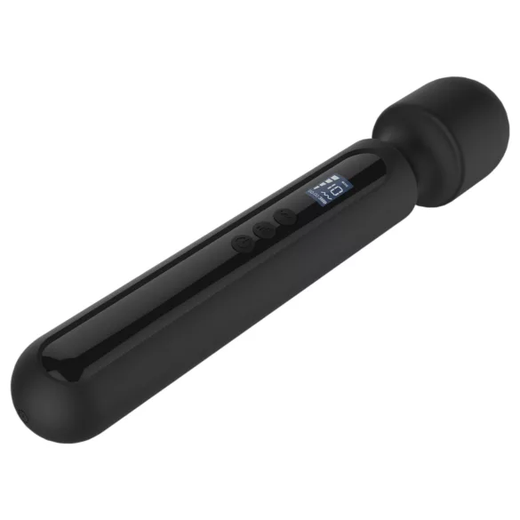 BLAQ - vibrator masaj digital mare - silicon negru