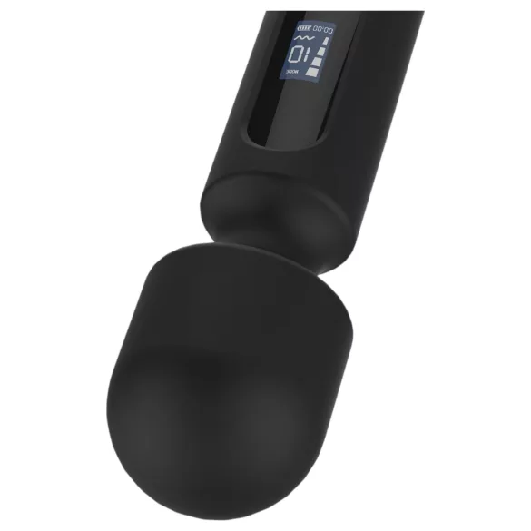 BLAQ - vibrator masaj digital mare - silicon negru