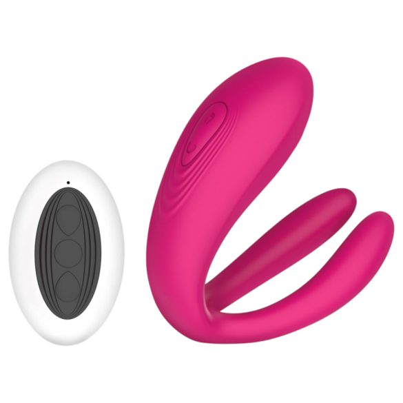 Teazers - vibrator pentru cuplu cu 3 motoare - roz