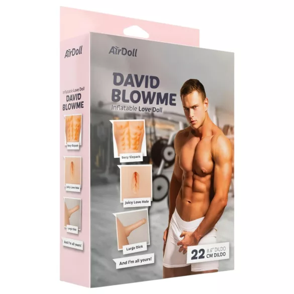 AirDoll David Blowme - păpușă gonflabilă bărbat - piele naturală