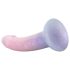EasyToys Mermaid - dildo strălucitor - 19cm - roz