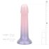 EasyToys Mermaid - dildo strălucitor - 19cm - roz