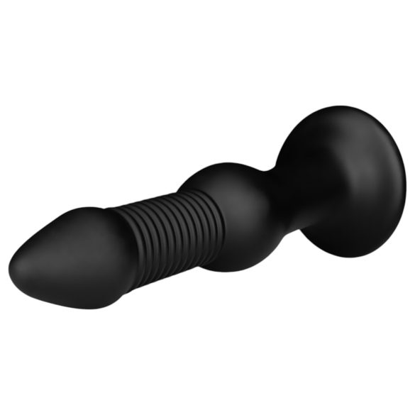 BUTTR - dildo anal - formă bombă - silicon negru