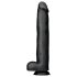 Dildo gigant realist 43 cm - Operation Dingo (negru)